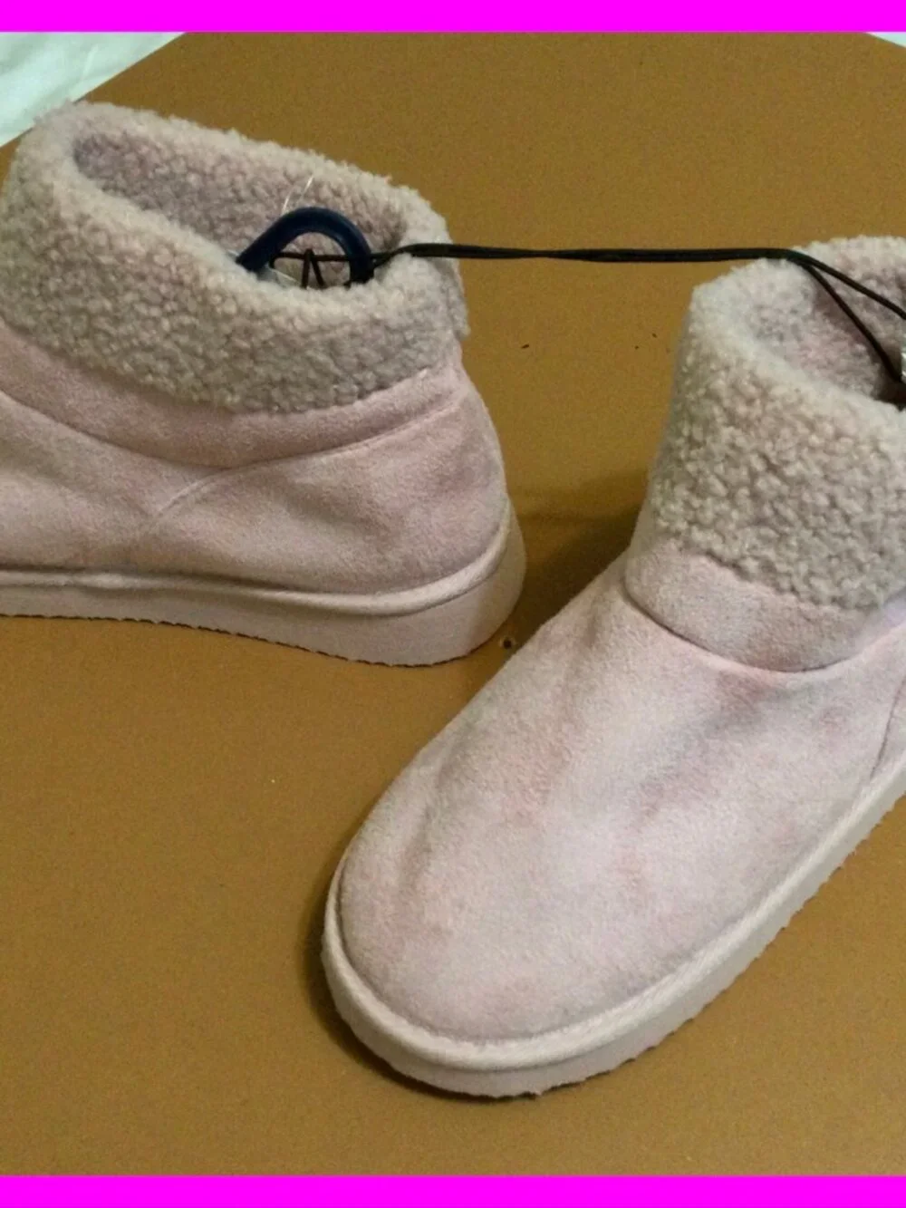 Girls Bootie Slippers,sz 4-5/XL